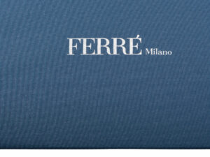 Зонт складной автоматический Ferre Milano, синий — изображение 7