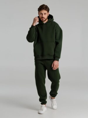 Худи Kulonga Oversize, темно-зеленый (хаки) — изображение 11