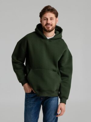 Худи Kulonga Oversize, темно-зеленый (хаки) — изображение 9
