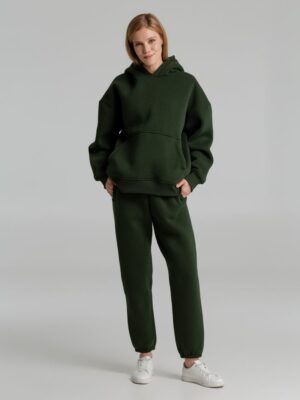 Худи Kulonga Oversize, темно-зеленый (хаки) — изображение 13