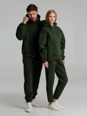 Худи Kulonga Oversize, темно-зеленый (хаки) — изображение 15