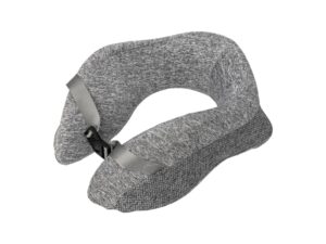 Подушка TORBER, дорожная, с эфектом памяти, серая, полиэстер, 20х27х10 см — изображение 2