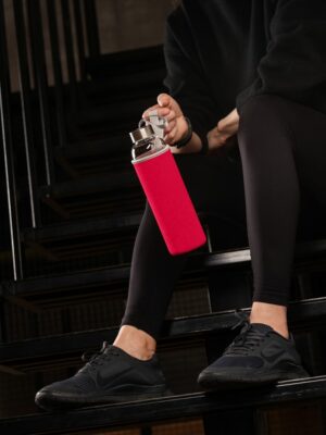 Бутылка для воды Sleeve Ace, красная — изображение 7