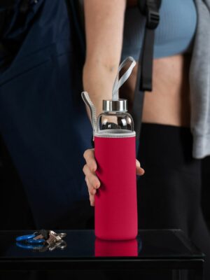 Бутылка для воды Sleeve Ace, красная — изображение 6