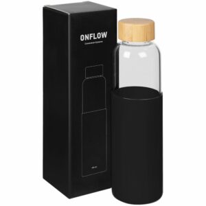 Бутылка для воды Onflow, черная — изображение 7
