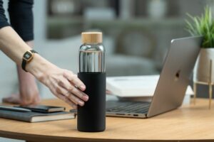 Бутылка для воды Onflow, черная — изображение 8