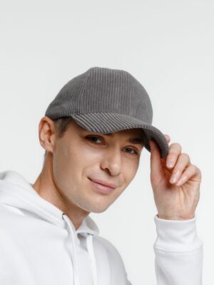 Бейсболка Soft Core, серая — изображение 5