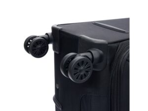 Чемодан TORBER Brosno, чёрный, нейлон 600D, 36,5 х 14 х 54 см, 32 л — изображение 10
