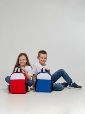 Детский рюкзак Comfit, белый с синим — изображение 8