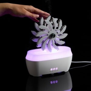 Увлажнитель-ароматизатор Steam Spin, белый с серым — изображение 7
