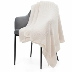 Плед Knitly, белый