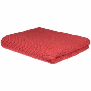 Плед Knitly, красный (коралл) — изображение 2