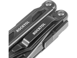 Нож-мультитул Rocktol 12 в 1, кожаный чехол, черный — изображение 5