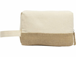 Косметичка Jute с ручкой из хлопка и джута, натуральный — изображение 3