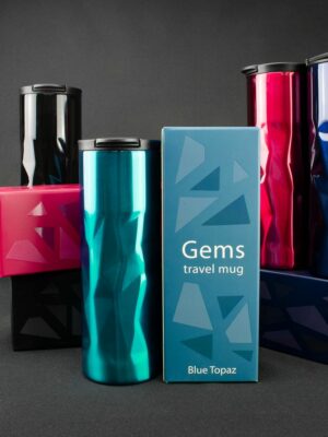 Термостакан Gems Black Morion, черный морион — изображение 11