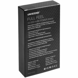 Внешний аккумулятор Uniscend Full Feel 10000 мАч с индикатором, белый — изображение 11