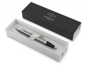 Шариковая ручка Parker IM Stainless Steel CT, стержень: M, цвет чернил: blue, в подарочной упаковке. — изображение 2
