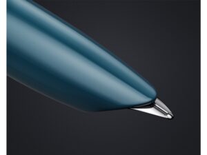 Перьевая ручка Parker 51 CORE TEAL BLUE CT, перо: F, цвет чернил: black, в подарочной упаковке. — изображение 11