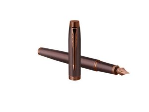 Перьевая ручка Parker IM Monochrome Brown, перо:F, цвет чернил: Black, в подарочной упаковке. — изображение 4