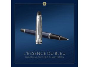 Ручка-роллер Waterman Expert22 SE deluxe Blue CT, цвет: Black, в подарочной упаковке — изображение 7