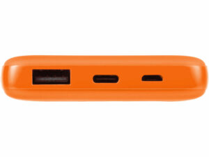 Внешний аккумулятор Powerbank C2, 10000 mAh, оранжевый — изображение 4