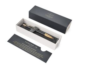 Шариковая ручка Parker IM Premium Black GT, стержень: M, цвет чернил: blue, в подарочной упаковке. — изображение 3