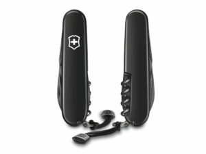 Нож перочинный VICTORINOX Spartan Onyx Black, 91 мм, 12 функций, чёрный, со шнурком в комплекте — изображение 6
