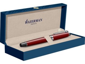Ручка-роллер Waterman Expert Dark Red Lacquer CT Black, стержень: Fblk — изображение 5