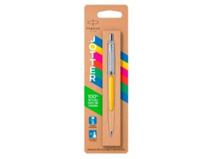 Шариковая ручка Parker Jotter ORIGINALS YELLOW CT, стержень: M blue ЭКО-УПАКОВКА — изображение 3