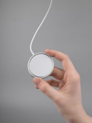 Беспроводное зарядное устройство с магнитами Magmate, серебристое — изображение 7