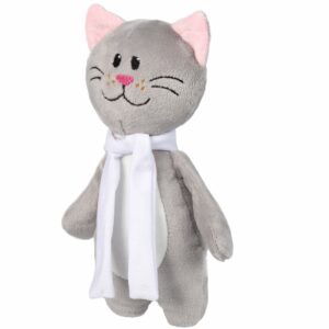 Мягкая игрушка Beastie Toys, котик с белым шарфом — изображение 2