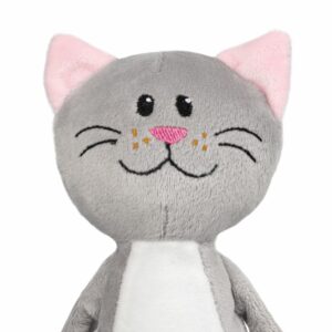Мягкая игрушка Beastie Toys, котик с белым шарфом — изображение 3
