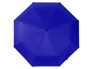 Зонт-автомат Dual с двухцветным куполом, голубой/черный (P) — изображение 4