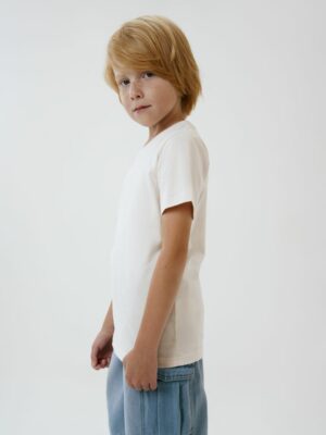 Футболка детская T-Bolka Kids, молочно-белая — изображение 7