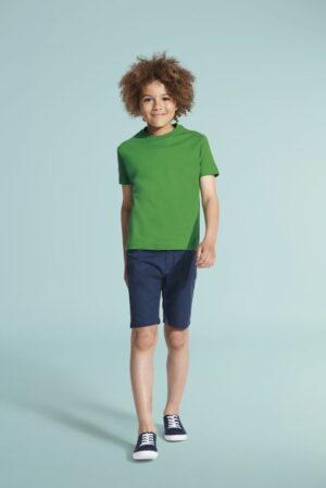 Футболка детская Imperial Kids 190, ярко-зеленая — изображение 3