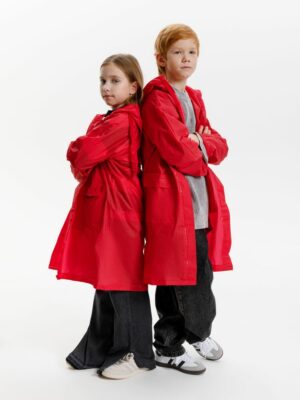 Дождевик детский RainDrop Kids, красный — изображение 18