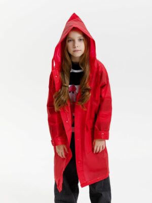 Дождевик детский RainDrop Kids, красный — изображение 12