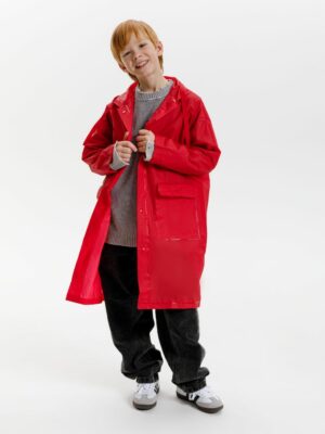 Дождевик детский RainDrop Kids, красный — изображение 17