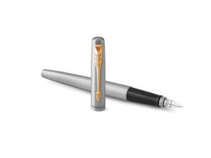 Перьевая ручка Parker Jotter Stainless Steel GT, Mblue — изображение 4