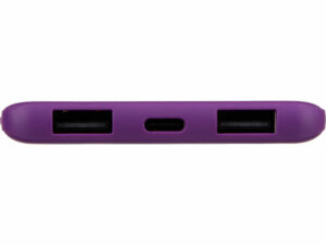 Внешний аккумулятор Powerbank C1, 5000 mAh, фиолетовый — изображение 4