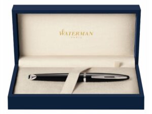Перьевая ручка Waterman Carene, цвет: Black ST, перо: F или М чернила: blue — изображение 3