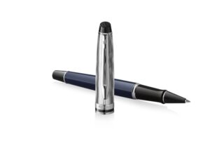 Ручка-роллер Waterman Expert22 SE deluxe Blue CT, цвет: Black, в подарочной упаковке — изображение 3