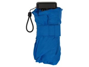 Складной cупер-компактный механический зонт Compactum, синий — изображение 9