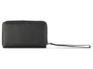 Кошелёк женский BUGATTI Elsa, с защитой данных RFID, чёрный, воловья кожа/полиэстер, 15,5х3х9,5 см — изображение 6