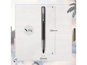 Ручка-роллер Parker Vector XL Black CT, стержень: F, цвет чернил:black, в подарочной упаковке — изображение 16