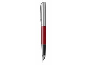 Перьевая ручка Parker Jotter Red CT , перо: F, цвет чернил: black, в подарочной упаковке — изображение 4