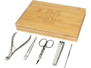 Набор из 5 предметов из бамбука для маникюра Ladia , natural — изображение 5