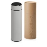 Вакуумный термос Module X с индикатором температуры, 500 мл, тубус, серый Cool grey 7C
