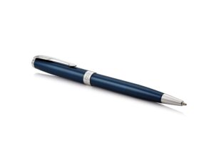 Ручка шариковая Parker Sonnet Core Subtle Blue CT, синий/серебристый — изображение 2