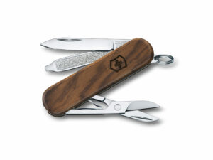 Нож-брелок VICTORINOX Classic SD, 58 мм, 5 функций, деревянная рукоять — изображение 7